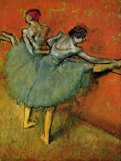 Edgar Degas Dancers at The Bar oil painting image